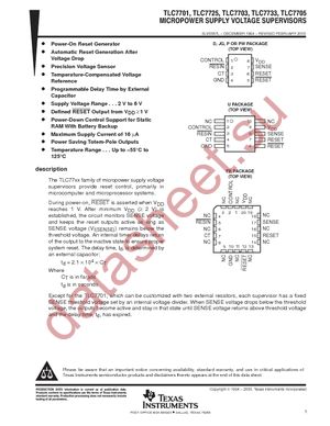 TLC7701QDR datasheet  